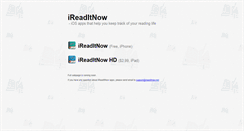 Desktop Screenshot of ireaditnow.net